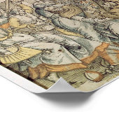 De koppelingspunten van de onderbieding poster (Hoek)