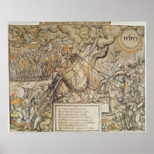 De koppelingspunten van de onderbieding poster