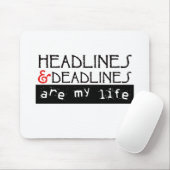 De koppen en de termijnen zijn mijn leven muismat (Met muis)