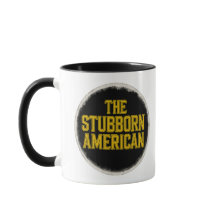 De koppige Amerikaanse Bold Embleem mok