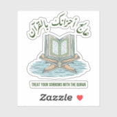 De Koran als behandeling Sticker (Vel)