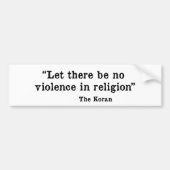 De Koran Bumpersticker (Voorkant)