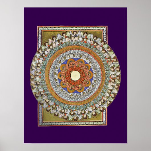 De Koren van Engelen (Hildegard von Bingen) Poster (Voorkant)