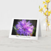 De Korenbloem van de korenbloem - Gelukkig Kaart (Gele Bloem)