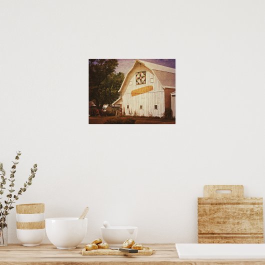 De Korn Barn Poster (Keuken)