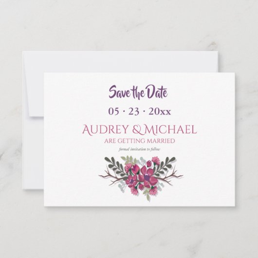 De kornoelje bewaart de Aankondiging van de Datum (Voorkant)