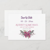 De kornoelje bewaart de Aankondiging van de Datum (Voorkant / Achterkant)