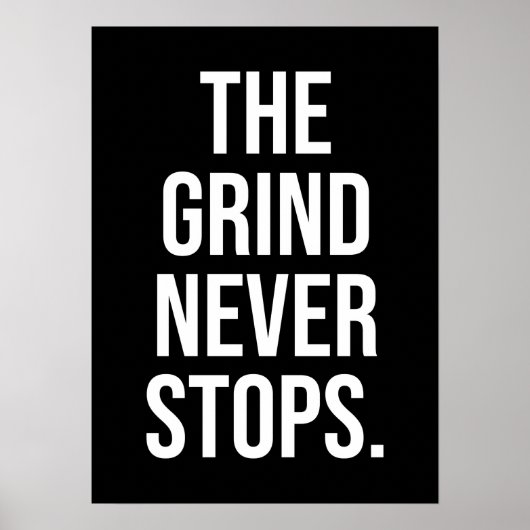 De korst houdt nooit op poster (Voorkant)