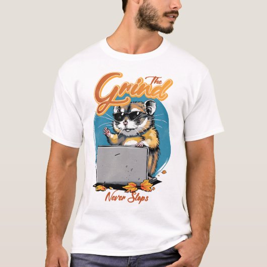 De korst houdt nooit op t-shirt (Voorkant)