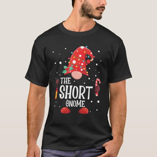 De korte kerstkoepel van de Gnoom-serie T-shirt (Voorkant)