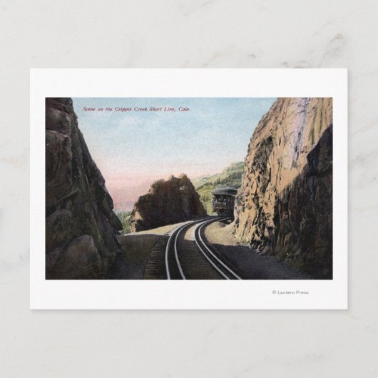 De korte spoorweg briefkaart (Voorkant)