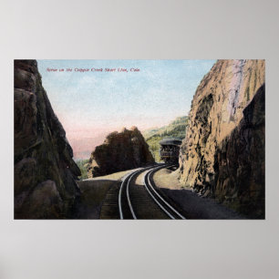 De korte spoorweg poster