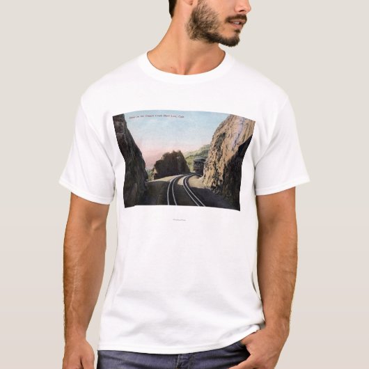 De korte spoorweg t-shirt (Voorkant)
