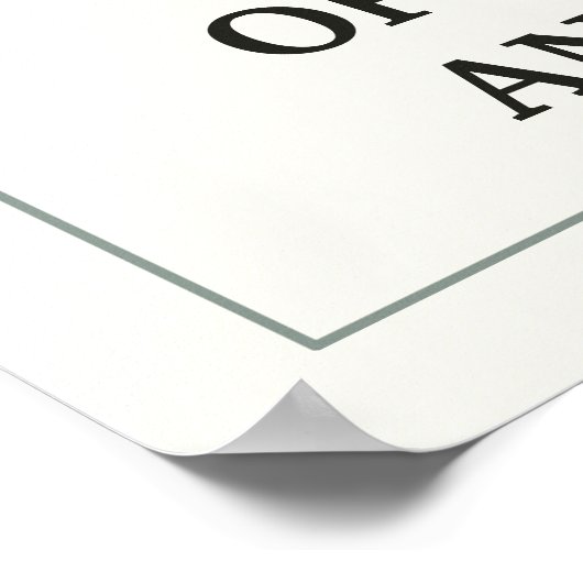 DE KORTE TERMIJNPIJN VAN HET AANVAARDEN VAN DE WAA POSTER (Hoek)