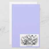 De kortharige tuimelduiven briefpapier (Voorkant / Achterkant)