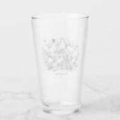 De kortharige tuimelduiven glas (Achterkant)