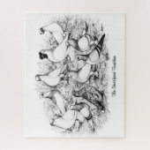 De kortharige tuimelduiven legpuzzel (Verticaal)