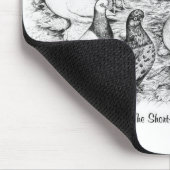 De kortharige tuimelduiven muismat (Hoek)