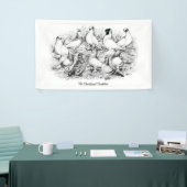De kortharige tuimelduiven spandoek (Beurs)