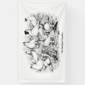 De kortharige tuimelduiven spandoek (Verticaal)