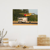 De kortste baan van werelden poster (Keuken)