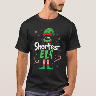 De kortste Elf Xmas die Kerstmis voor aanpassen T-shirt