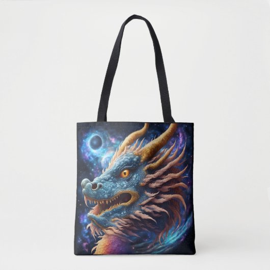 De kosmische draak tote bag (Voorkant)