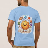 De Kosmische Jongleur T-shirt (Achterkant)