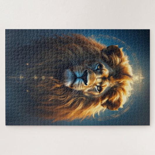 De Kosmische Leeuw - Bewaker van de Innerlijke Mac Legpuzzel (Horizontaal)