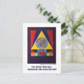 De kosmische pool is in het oprollen voor Ascensio Briefkaart (Staand voorkant)