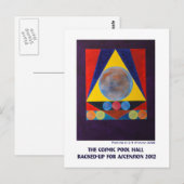 De kosmische pool is in het oprollen voor Ascensio Briefkaart (Voorkant / Achterkant)