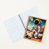 De kosmische reis van de astronaut notitieboek (Binnen)