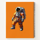 De kosmische reis van de astronaut notitieboek (Achterkant)