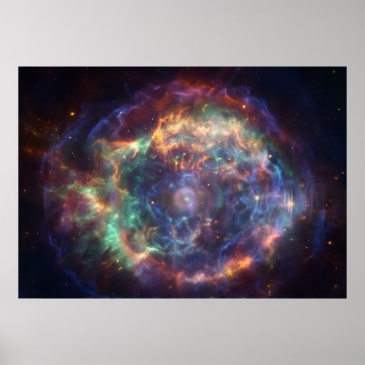 De Kosmische Schelp van Ziel Licht Wandkunst Poster (Voorkant)
