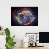 De Kosmische Schelp van Ziel Licht Wandkunst Poster (Thuiskantoor)