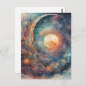 De kosmos briefkaart (Voorkant / Achterkant)