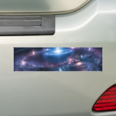 De kosmos bumpersticker (Op auto)