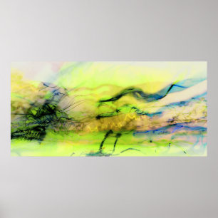 De kosmos licht abstract poster