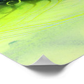 De kosmos licht abstract poster (Hoek)