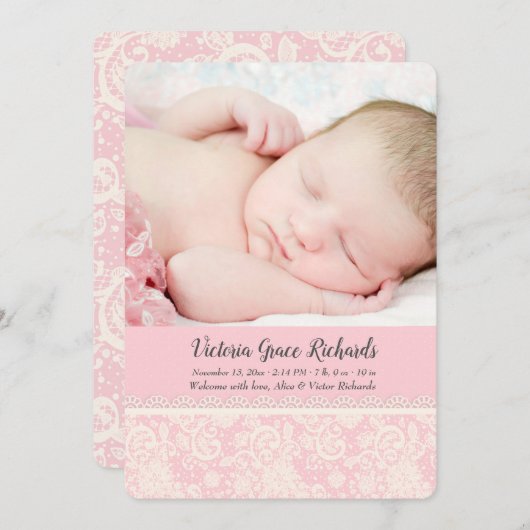 De kostbare Aankondiging van de Geboorte van de (Voorkant / Achterkant)