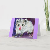 De kostbare Kaart van het Opossum van het Baby (Voorkant)