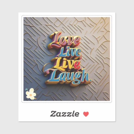 "De kostbare momenten van het leven" Sticker (Vel)