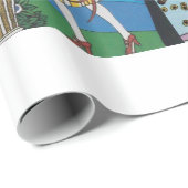 DE KOSTEN VAN DE MODE VAN DE SPRING EN VAN DE KUNS CADEAUPAPIER (Rol Hoek)