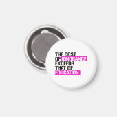 De kosten van onwetendheid zijn hoger dan die van  magneet (Voorkant / Achterkant)