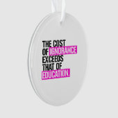 De kosten van onwetendheid zijn hoger dan die van ornament (voorkant)