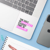 De kosten van onwetendheid zijn hoger dan die van sticker (Laptop met iPhone)