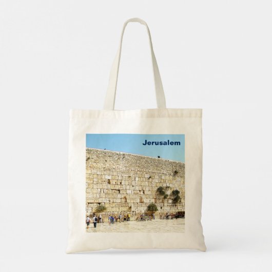 De Kotel - Westerne muur Tote Bag (Achterkant)