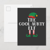 De Koude Tante Elf Grappige Kerstmis  Feestdagenkaart (Voorkant / Achterkant)