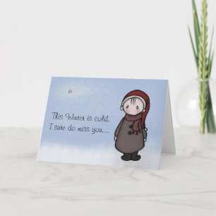 De koude Winter - I Misser You! Kaart