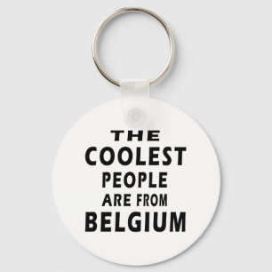 De koudste mensen komen uit België Sleutelhanger